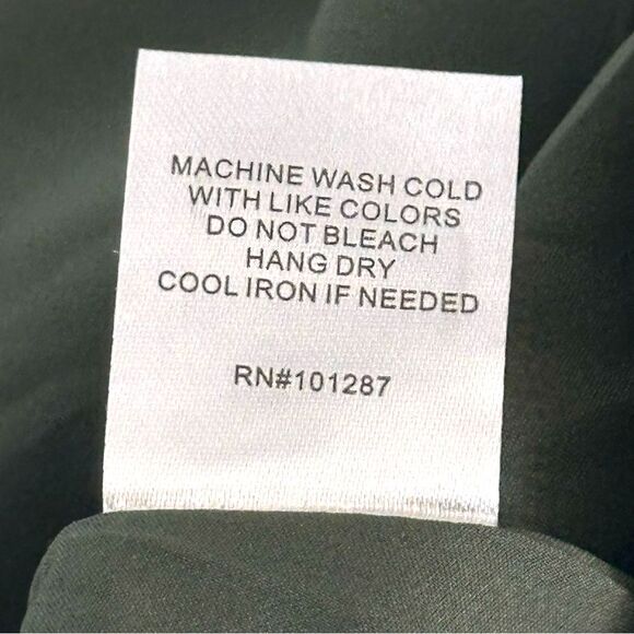 NWT Alexia Admor Veronica Dress Sz 12 Midi Mock Neck ALine Sleeveless Green Palm - Picture 8 of 10